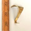 Picture Rail Hook SUNRISE PRESSED Brass 40mm