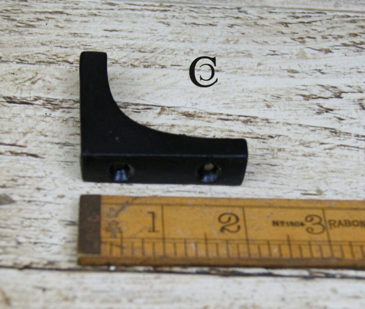 Chest Corner Protector Fitting Cast Black Wax 50mm