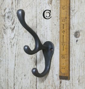 Antique Iron Triple Hook Coat Hook