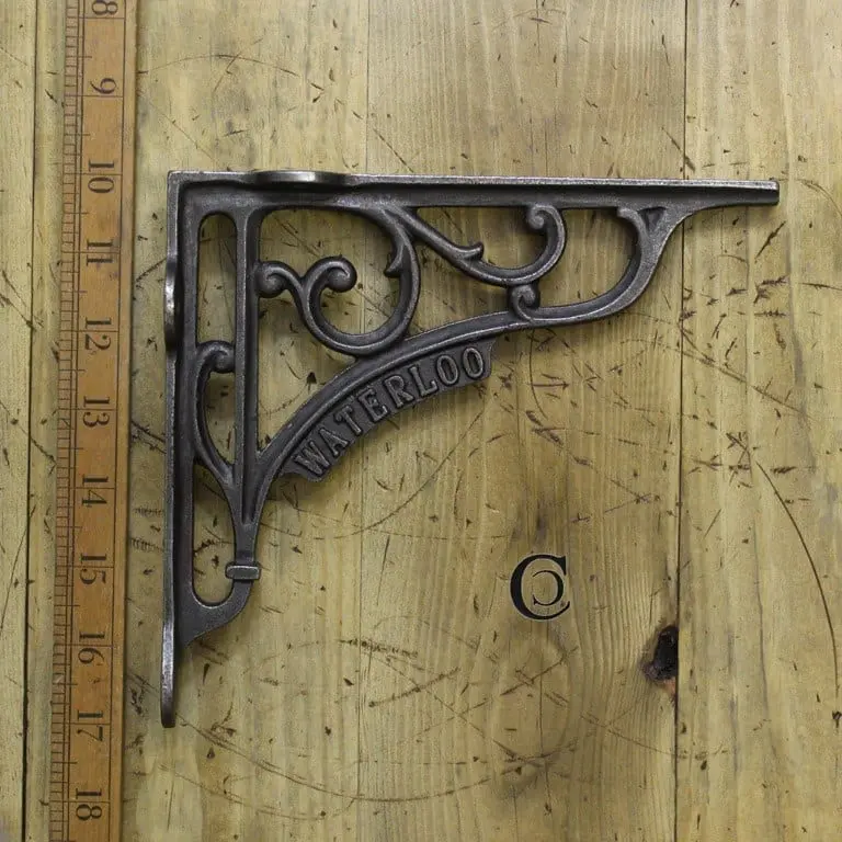 Shelf Bracket WATERLOO Heritage Cast Antique Iron 178mm x 197mm