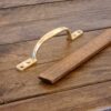 Sash Handle Square End 4 Hole Solid Brass TERRANOVA 150mm