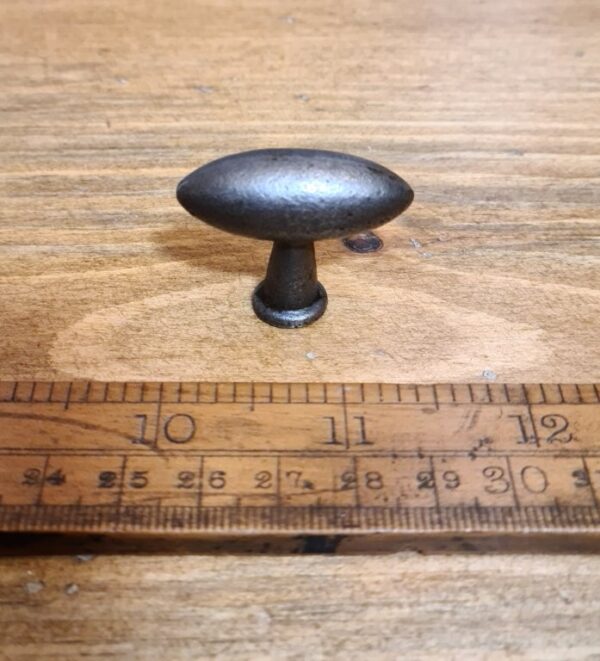 Knob Cupboard ZEPPELIN Cast Antique Iron 35mm small